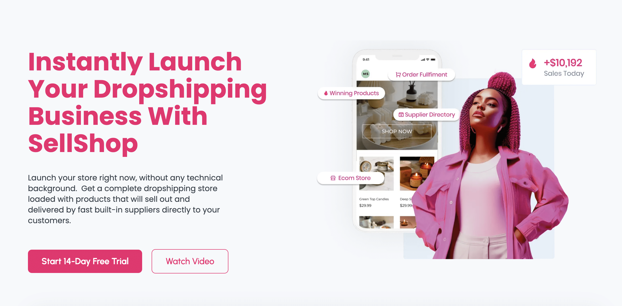 sellshop.ai dropshipping website builder